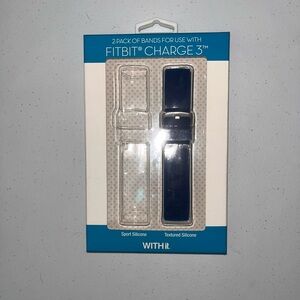 NIB Fitbit Charge 3 Silicone Watch Band